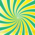 Retro radial rays vector