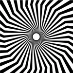 Black sunbeams vector clip art