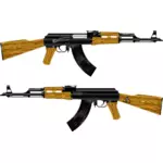תמונה וקטורית רובה AK 47