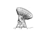 Radiotelescoop afbeelding