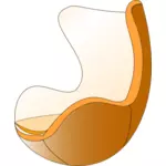 Futuristisk stol vector illustrasjon