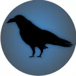 Cuervo imagen vector icono
