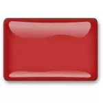 Gloss roşu buton vector illustration