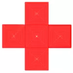 Croix Rouge contenant l'illustration de la place rouge-pyramides