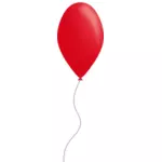 Kolor czerwony balon grafiki wektorowej