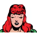 Redhead woman image