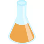 Imagem do vetor da garrafa da química