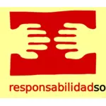 Responsabilidad 社会ロゴ ベクトル描画
