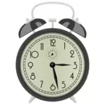 Clip art of classic clock with alarm bell