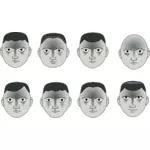 Eight heads