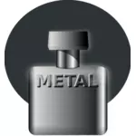 Metall-Flasche