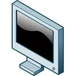 Izometrice LCD ecran vector imagine