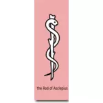 Graphics of the Rod of Asclepius