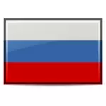 Russian outlined flag