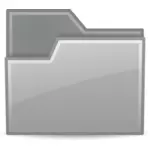 Semitransparent folder icon