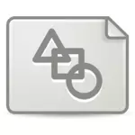 Vector de la imagen del icono de tipo MIME