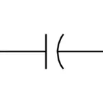 RSA IEC condensator simbol vector imagine