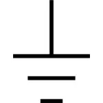 RSA IEC ground symbol vector image