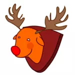Rudolph Reindeer-Vektor-Bild