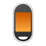 Dotykové obrazovky mobil vektorové ikony