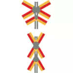 Intersection traffic symbol vector