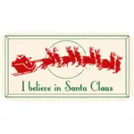 Vintage Santa's sleigh