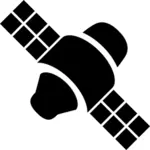 Satelita ikona wektor clipart