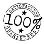 100 % Satisfaction garantie Vector