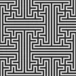 Dekorativa kinesiska labyrint