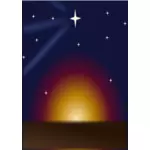 Christmas light background vector