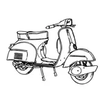 Immagine vettoriale scooter