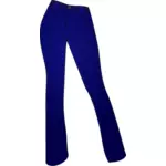Blå jeans vektorbild