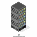 Server rack kabinet