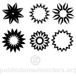 Geometric shapes vector pack