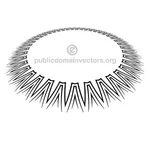 Tribal graphic design element