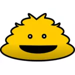 Yellow cartoon figure