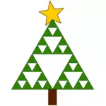 Геометрические Рождественская елка
