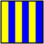 Bandiere di segnalazione in due colori
