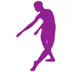 紫色舞者图