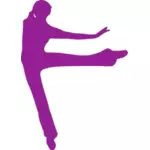Растяжение фиолетовый танцор