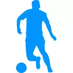 Fußballer-Vektor-Bild