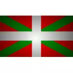 Baskiska flaggan vektor
