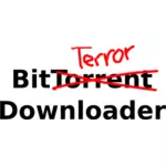 Lite terror downloader vektor ClipArt