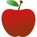 הציור וקטורית דו-ממדית תפוח אדום