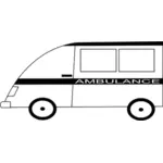 Image de vecteur pour le van ambulance