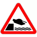 Symbole de route vector rive