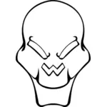 Extraterrestrial's skull