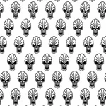 Skulls repetitive pattern