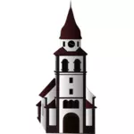 Vector image of chuch