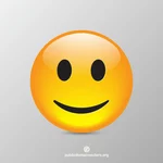 Klassieke smiley vector icoon